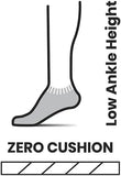 Smartwool Women's Run Zero Cushion Ombre Print Low Ankle Socks