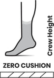 Smartwool Unisex Hike Classic Edition Zero Cushion Liner Crew Socks