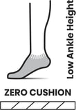 Smartwool Women's Run Zero Cushion Low Ankle Socks