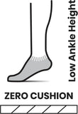 Smartwool Women's Run Zero Cushion Ombre Print Low Ankle Socks