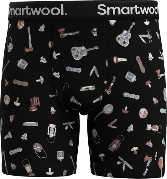 Smartwool Men's Merino Print Boxer Brief Boxed