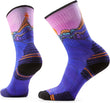 Smartwool Women's Hike Targeted Cushion Mountain Sunrise Print Crew Socks