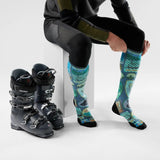 Smartwool Mens Ski Targeted Cushion Explorer Print Over the Calf Socks