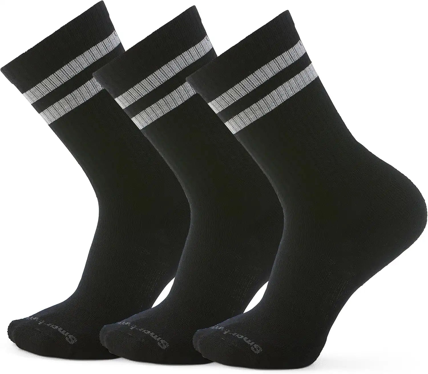 Smartwool Unisex Everyday Athletic Stripe Crew Socks 3pk