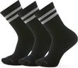 Smartwool Unisex Everyday Athletic Stripe Crew Socks 3pk