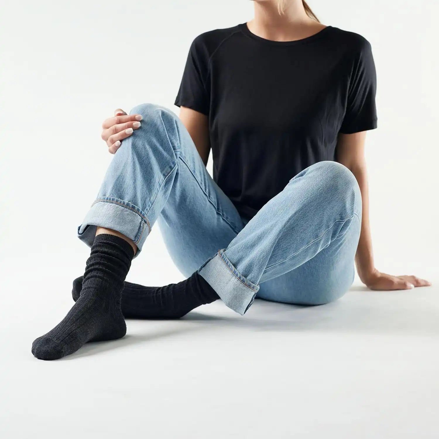 Smartwool Women's Everyday Slouchy Rib Tall Crew Socks