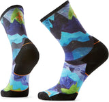 Smartwool Men's Trail Run Targeted Cushion Summit Sector Print Crew Socks