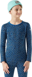 Smartwool Kid's Classic Thermal Merino Base Layer Crew for Boys and Girls