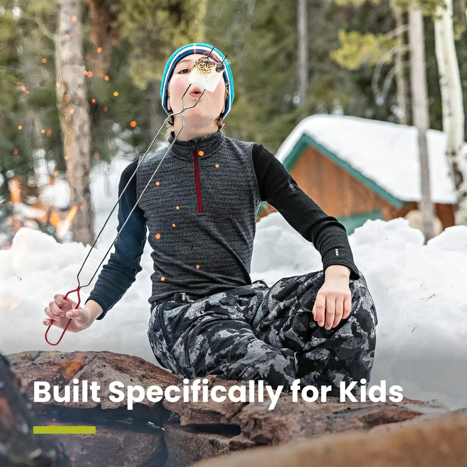 Smartwool Kid's Classic Thermal Merino Base Layer Bottoms for Boys and Girls(Toddler/Little Kid/Big Kid)