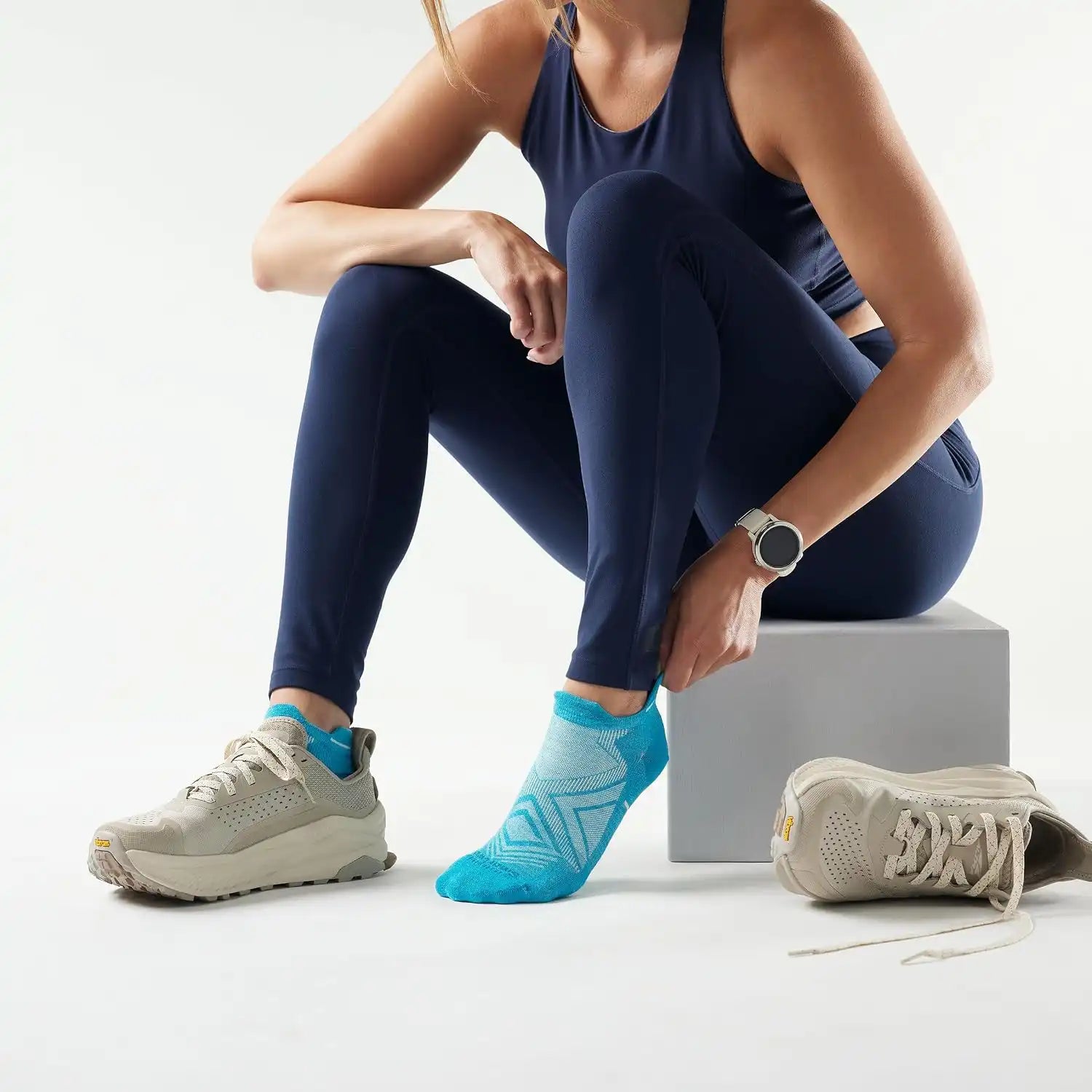 Smartwool Women's Run Zero Cushion Low Ankle Socks