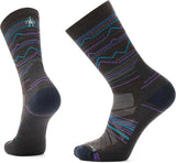 Smartwool Men's Hike Light Mountain Range Pattern Crew Socks