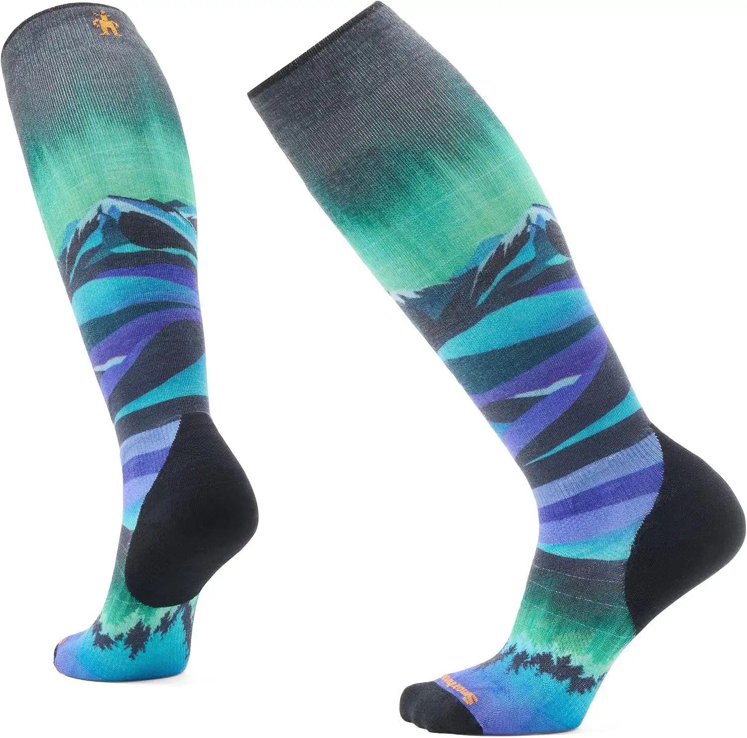 Smartwool Women's Ski Targeted Cushion Compression Print Over the Calf Socks