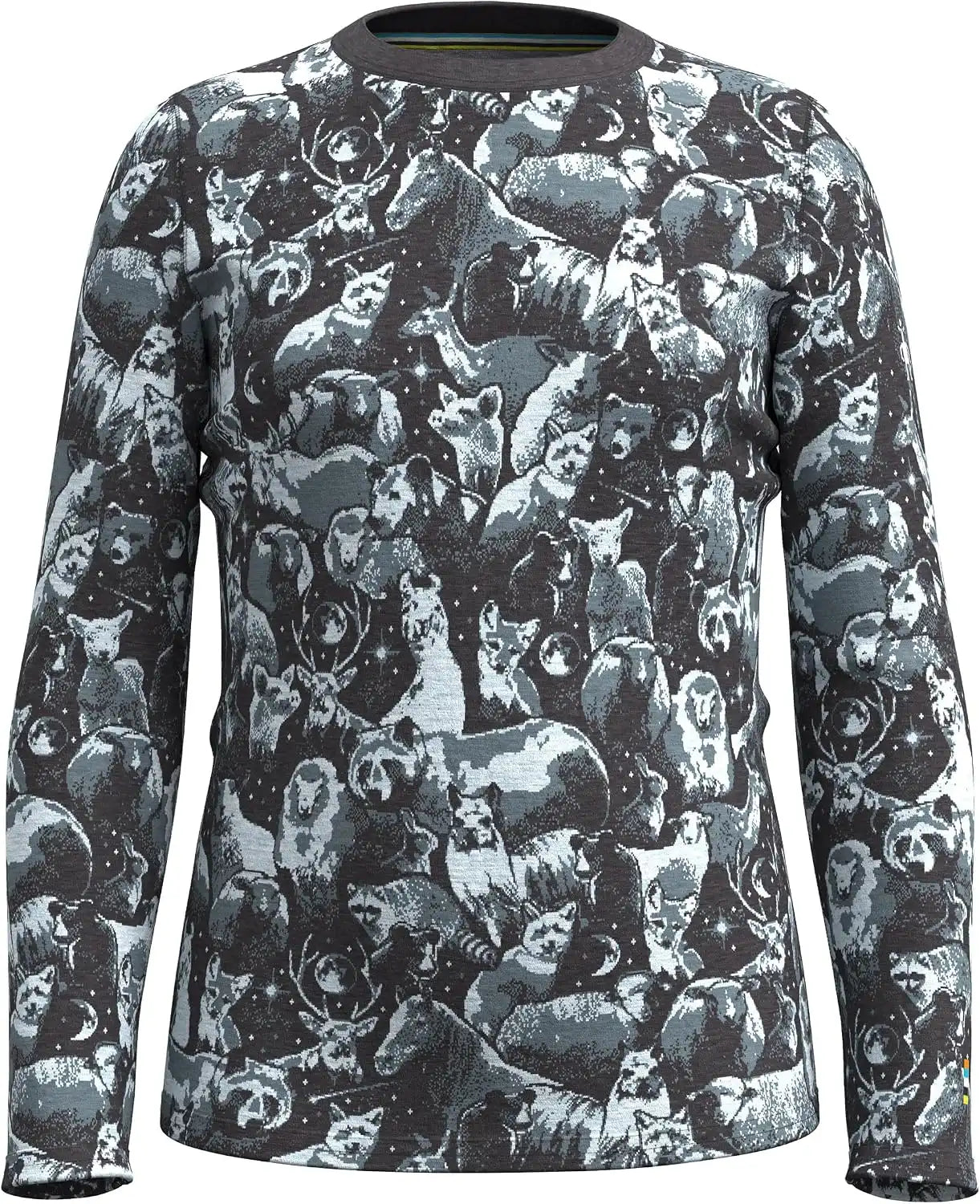Smartwool Kid's Classic Thermal Merino Base Layer Crew for Boys and Girls