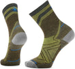 Smartwool Men's Run Zero Cushion Mid Crew Pattern Socks