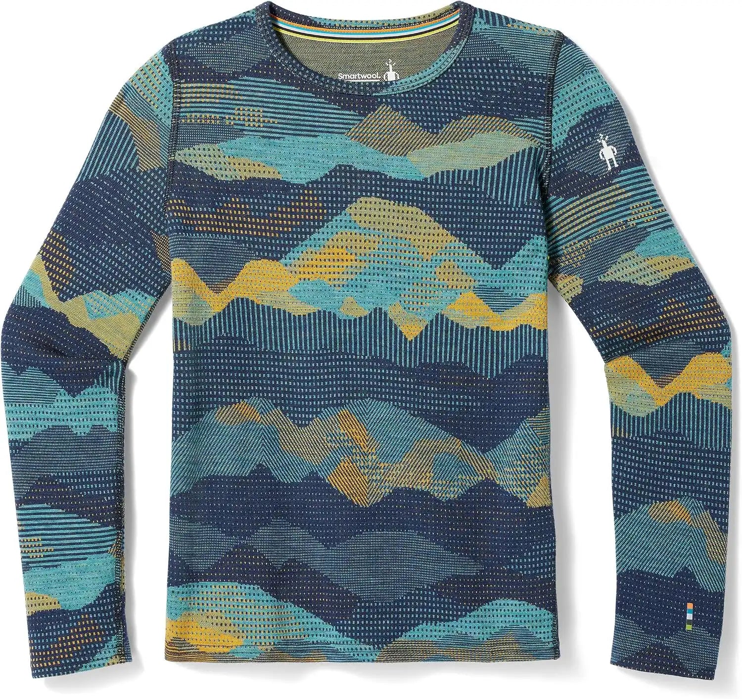 Smartwool Kid's Classic Thermal Merino Base Layer Crew for Boys and Girls