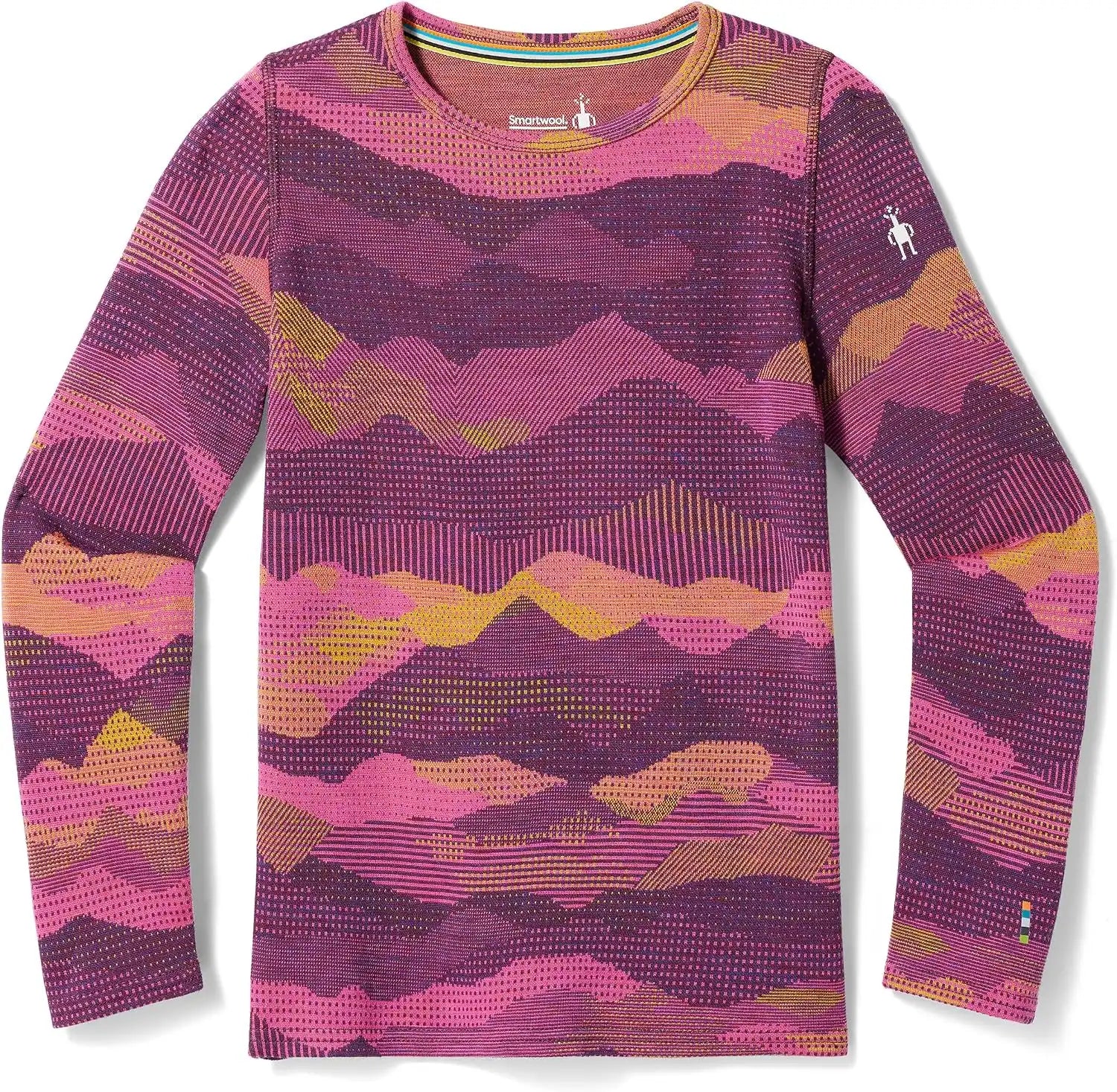 Smartwool Kid's Classic Thermal Merino Base Layer Crew for Boys and Girls